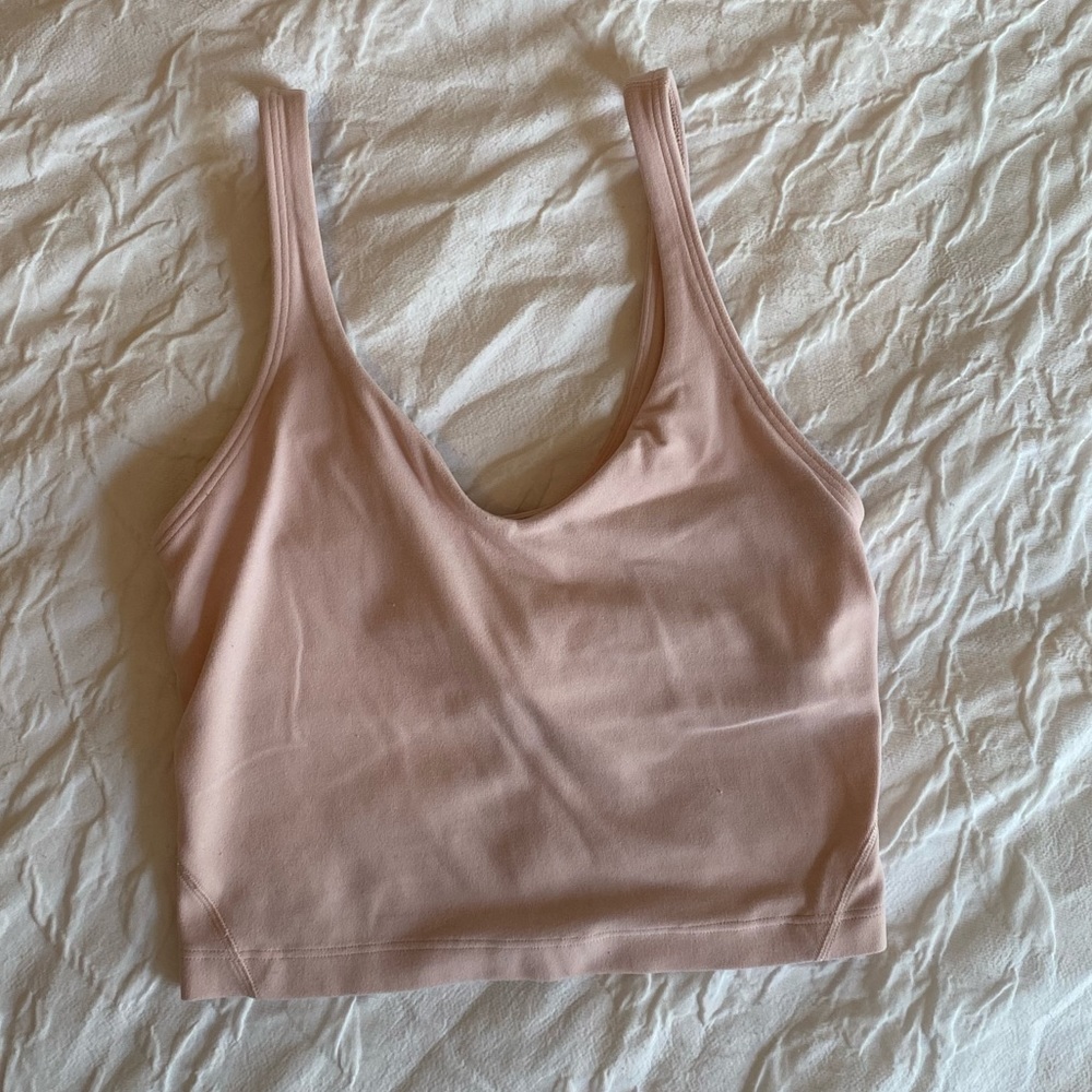 Lululemon Align Crop Tank Top in Pale Pink